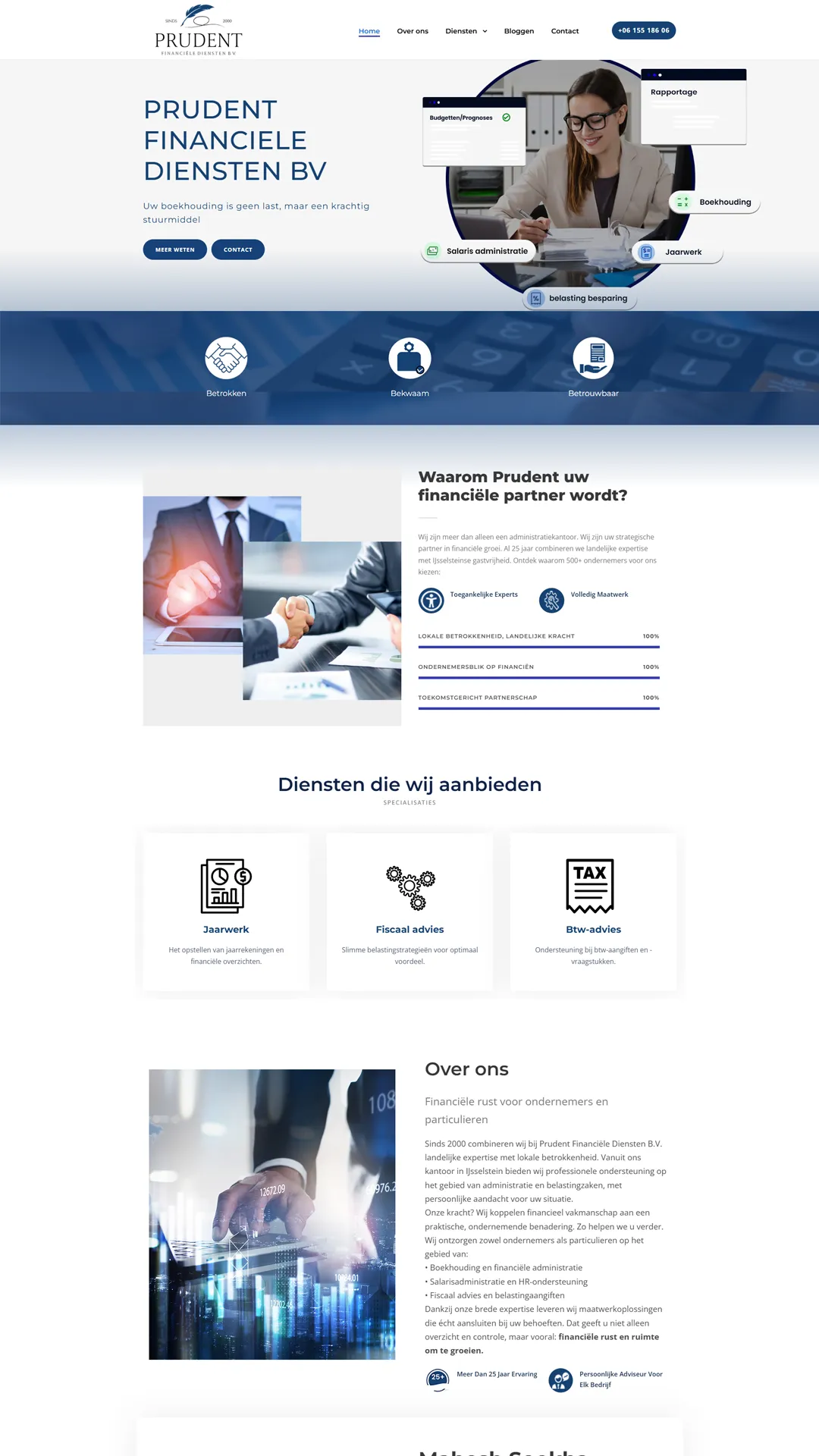 Prudent Business Ventures – Corporate Web Presence